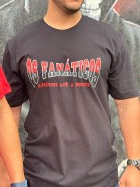 Camisa Algodo Os Fanticos Preta
